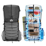 Varo Fit Night Cat 55-60L Roll Top Hiking Backpack