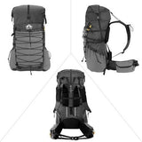Varo Fit Night Cat 55-60L Roll Top Hiking Backpack